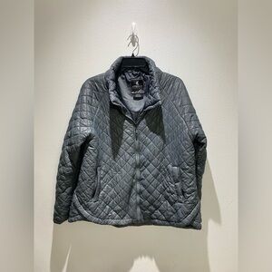 Kyodan Outdoor Men's Active Quilted Jacket Gray Pockets Size XXL